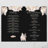 Blume Beerdigungsservice Foto Programm (Rückseite)