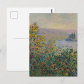 Blume Beet im Vétheuil Monet Postkarte (Vorne/Hinten)