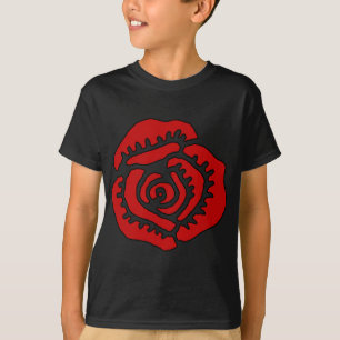 Blume Begonia Scarlet Hippie Festival - Martha Arg T-Shirt