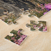 Blume bei Cliffs of Moher Ireland Puzzle (Seite)