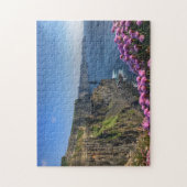 Blume bei Cliffs of Moher Ireland Puzzle (Vertikal)