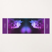 Blume bei Sonnenlicht Personalisiert Yogamatte (Vorderseite (Horizontal))