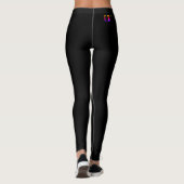 Blume Beine Leggins (Rückseite)