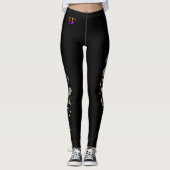 Blume Beine Leggins (Vorderseite)