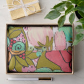 Blume bemalt Art Journal Geschenk Wrap Wrapping Seidenpapier (Geschenk)