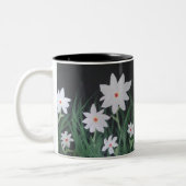 Blume bemalt Tasse (Links)