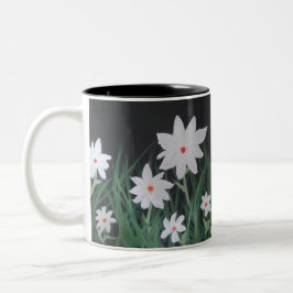 Blume bemalt Tasse