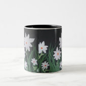 Blume bemalt Tasse (Mittel)