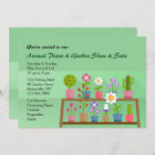 Blume Bench Einladung (Vorne/Hinten)