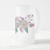 Blume & Berries Nebel Mattglas Bierglas (VorderseiteRechts)