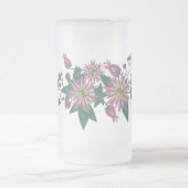 Blume & Berries Nebel Mattglas Bierglas (Mittel)