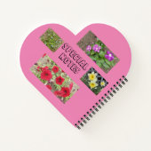 Blume (besondere Hinweise) SpiralNotebook Notizblock (Rückseite)