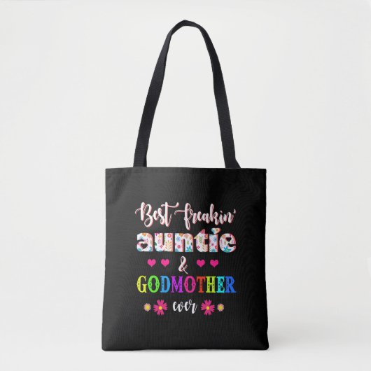 Blume Best Freakin'ttie and Godmutter je Tasche (Vorderseite)