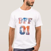 Blume Beste Freunde für 3 - BESTE FREUNDIN 01 T-Shirt (Vorderseite)