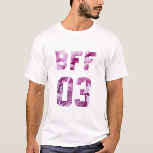 Blume Beste Freunde für 3 - BESTE FREUNDIN 03 T-Shirt (Vorderseite)