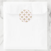Blume Bethlehem Runder Aufkleber (Tasche)