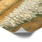 Blume Betten - Vincent van Gogh Kunstgedicht Poster (Ecke)