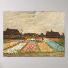 Blume Betten - Vincent van Gogh Kunstgedicht Poster