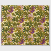 Blume bewegen Romantischer Schatten Geschenkpapier (Flach)