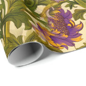 Blume bewegen Romantischer Schatten Geschenkpapier (Rolleneckpunkt)