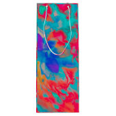 Blume Bewegung Weinbeutel Geschenktüte Für Weinflaschen (Rückseite)