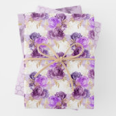 Blume Bienen und Honigwaben Geschenkpapier Set (Beispiel)