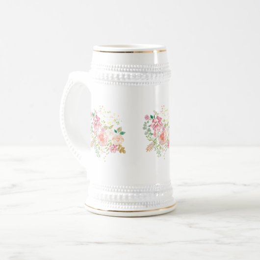 Blume Bierglas (Vorderseite Links)