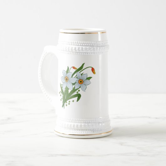 Blume Bierglas (Vorderseite Links)