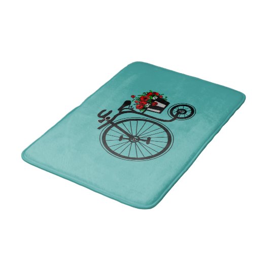 Blume Bike Bath Mat Badematte (Schrägansicht)