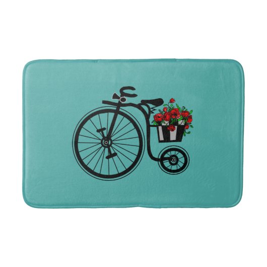 Blume Bike Bath Mat Badematte (Vorderseite)