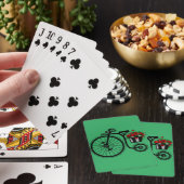 Blume Bike Spielkarten für Ihre Farben (In Situ)