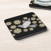 BLUME BIRD BEVERAY COASTER GETRÄNKEUNTERSETZER (Linke Seite)