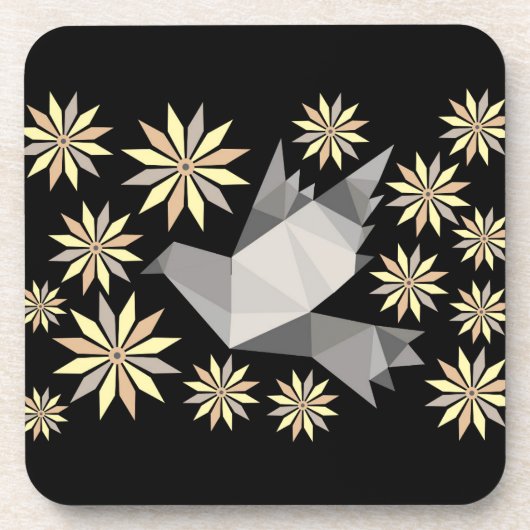 BLUME BIRD BEVERAY COASTER GETRÄNKEUNTERSETZER (Vorderseite)