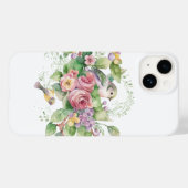 Blume Bird Case-Mate iPhone Hülle (Rückseite (Horizontal))