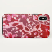 Blume Bird Cheroms Blüten Rosa Case-Mate iPhone Hülle (Rückseite (Horizontal))