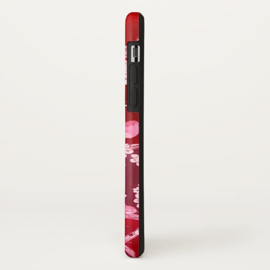 Blume Bird Cheroms Blüten Rosa Case-Mate iPhone Hülle (Hinten/Links)