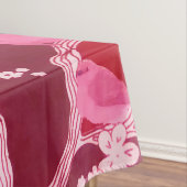 Blume Bird Cheroms Blüten Rosa Tischdecke (Beispiel)