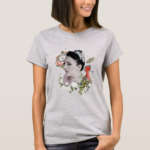 Blume Bird Clock Collage T - Shirt
