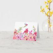 Blume Bird Garden Karte (Gelbe Blume)