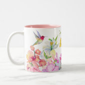 Blume Bird Garden Zweifarbige Tasse (Links)