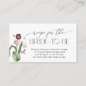 Blume Bitte bringen Sie eine Rezept-Umschließungsk Begleitkarte (Vorderseite)