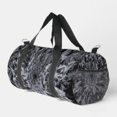 Blume Black and Gray Dahlia Duffle Bag (Rechte Ecke)