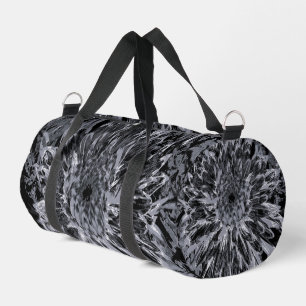 Blume Black and Gray Dahlia Duffle Bag