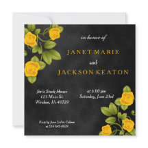 Blume Black and Marigold Yellow Rose