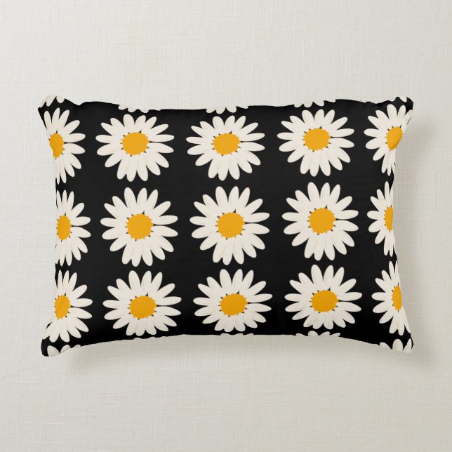 Blume Black Dekokissen (Vorderseite)