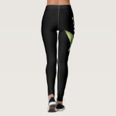 Blume Black May, Elegant Lily of the Valley Leggings (Rückseite)