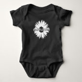 Blume Black One Baby Strampler (Vorderseite)