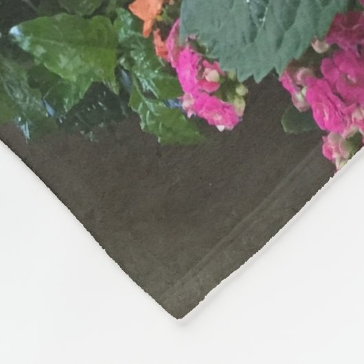 Blume Blanket Fleecedecke (Ecke)