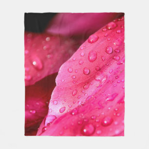 Blume Blatt Makro-Taub lässt die Natur fallen Fleecedecke