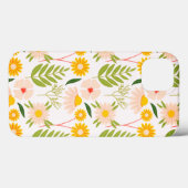 Blume & Blätter Gartenmuster Case-Mate iPhone Hülle (Rückseite (Horizontal))